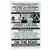 On the Road: Kesey & Babbs Present Cassady Poster