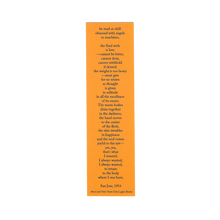 Song Poem Bookmark