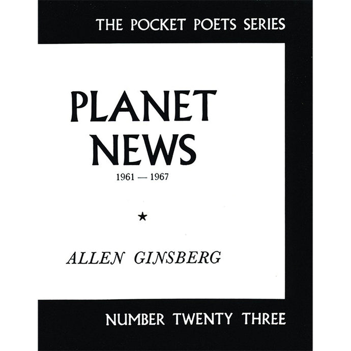 Pocket Poets Series: Planet News